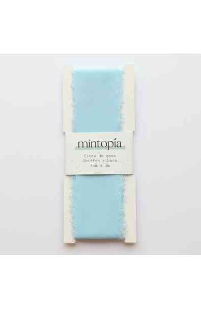 Nastro di garza 4 cm x 3 m - Baby Blue