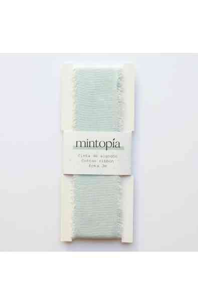 Nastro di cotone 4 cm x 3 m - Pastel Blue