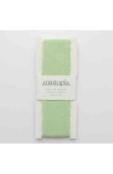 Nastro di cotone 4 cm x 3 m - Pastel Green