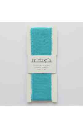Nastro di cotone 4 cm x 3 m - Turquoise