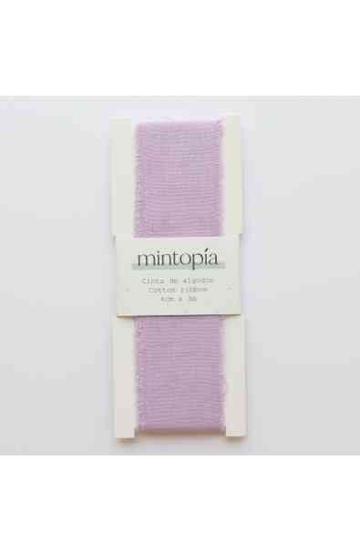 Nastro di cotone 4 cm x 3 m - Lilac