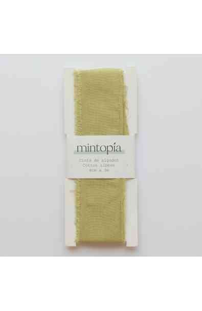 Nastro di cotone 4 cm x 3 m - Pistachio