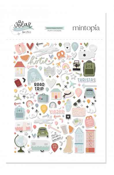 A Volar - Travel Stories - puffy stickers illustrazioni