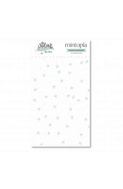 A Volar - Travel Stories - Embossing Folder 3x5" - Aviones