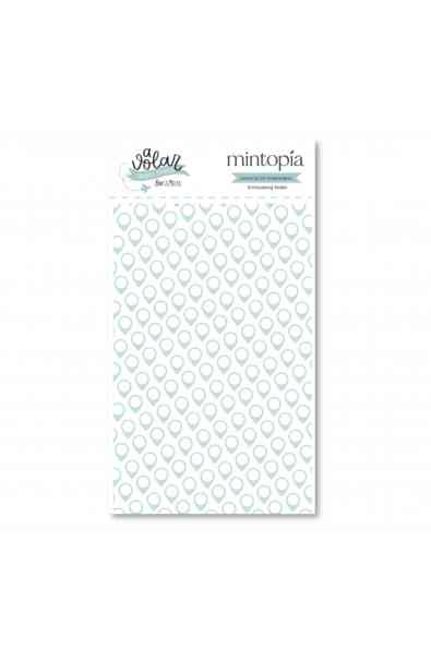 A Volar - Travel Stories - Embossing Folder 3x5" - Geotags