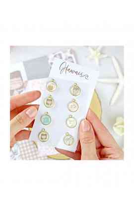 Hawaii - Mini metallic charms