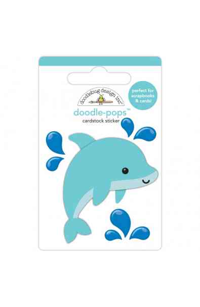Summer Fun - doodle pops - Donnie dolphin