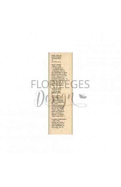 GINKO - Timbro in legno - MINI BORDURE TEXTE