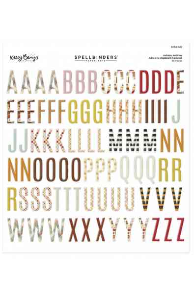 Autumn Archives - Alphabet Chipboard Stickers