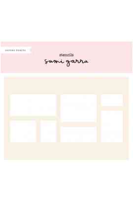 Stencil -Fondo sellos postales