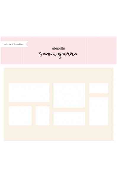 Stencil -Fondo sellos postales