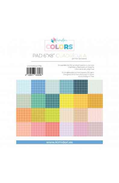 Paper pad 6x8" Cuadricula - secondo semestre