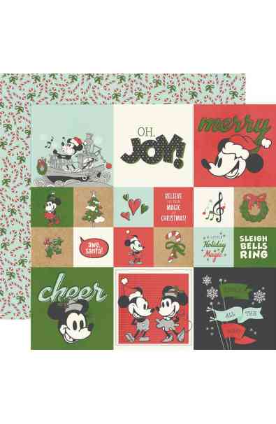Say Cheese Classic Mouse Christmas - 2x2/4x4 Elements