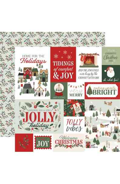 Christmas Village - Multi Journaling Cards