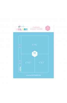 Page Protectors 6"x8" 3 bolsillos modello 2