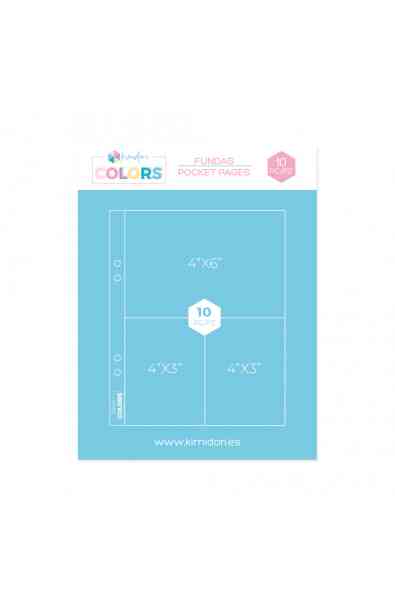 Page Protectors 6"x8" 3 bolsillos modello 2