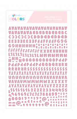 Alfabeto Puffy - extra SYL Rosa