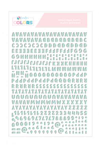 Alfabeto Puffy - extra SYL Mint