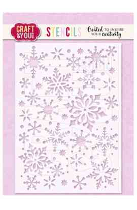 Stencil - Snowflakes 2