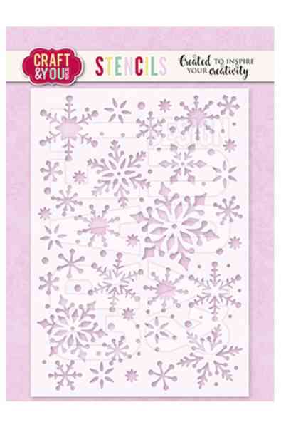 Stencil - Snowflakes 2