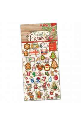 Salted caramel - Puffy Stickers