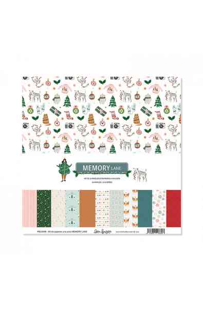 MEMORY LANE - Pad 12x12" stampato solo su un lato