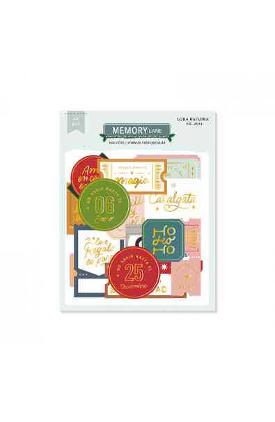 MEMORY LANE - Die cuts lettering