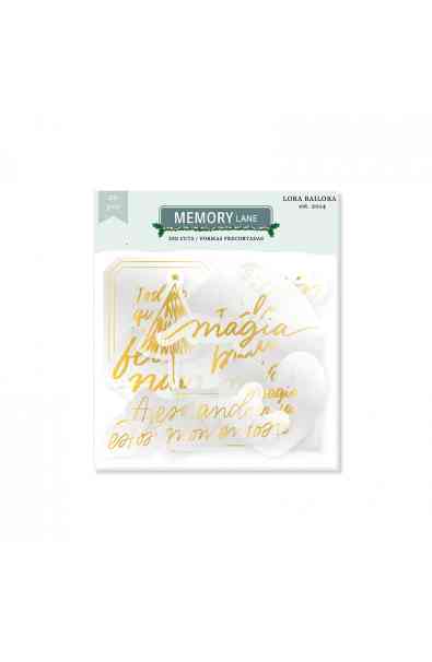 MEMORY LANE -  Die cuts vellum