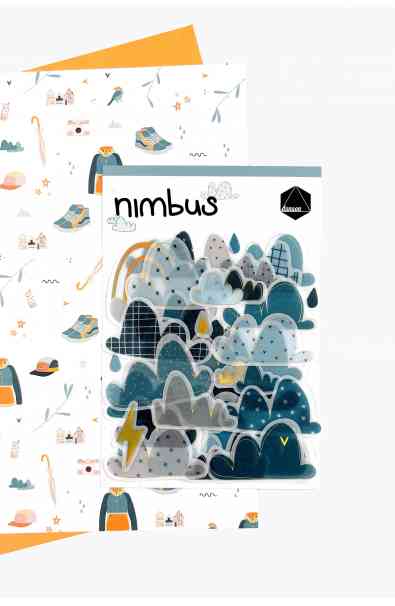 Nimbus - Diecuts vellum+foil 