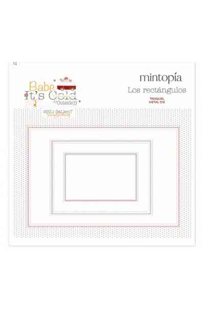 Babe It's Cold Outside - Fustella - Rectangulos nido con cosido
