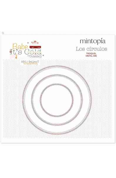 Babe It's Cold Outside - Fustella - Círculos nido con cosido