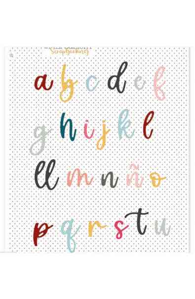 Babe It's Cold Outside - Fustella -  Alfabeto cuqui