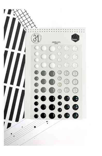 31 - Enamel dots Glitter