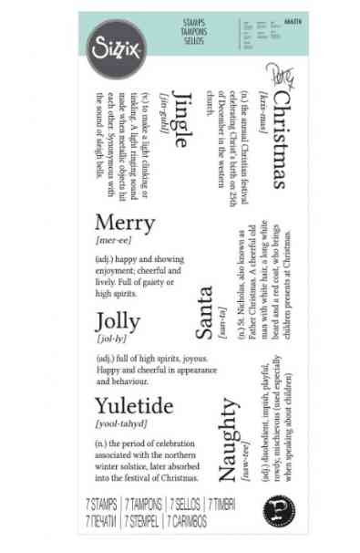 Timbro - Festive Dictionary Definitions