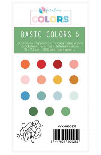 Mini pad Basic colors 6