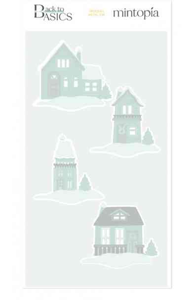 Fustella - Casitas nevadas