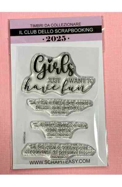 Timbri da collezione 2025 - Settembre - GIRLS JUST WANT TO HAVE FUN