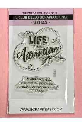 Timbri da collezione 2025 - Luglio - LIFE IS AN ADVENTURE