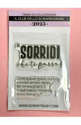 Timbri da collezione 2025 - Aprile - SORRIDI CHE TI PASSA
