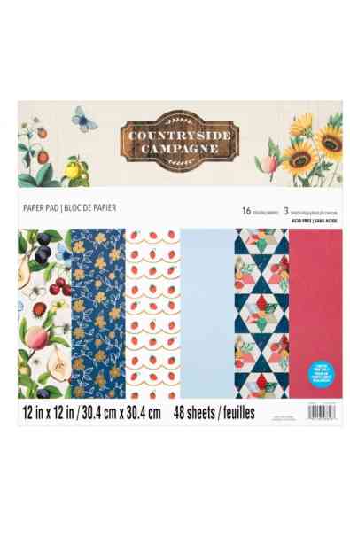 Pad 12x12 - Countryside Campagne