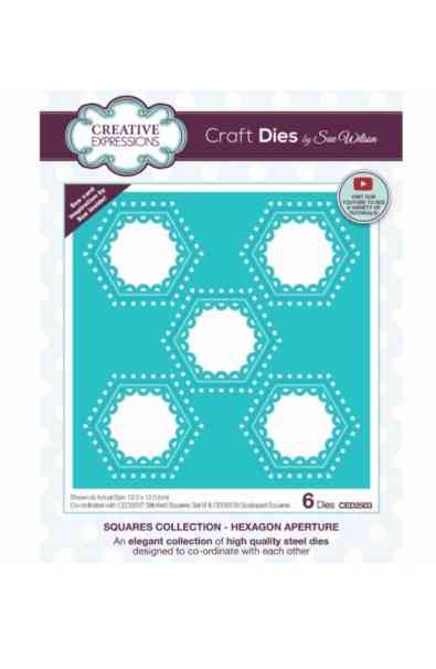 Fustella - Squares Collection Hexagon Aperture