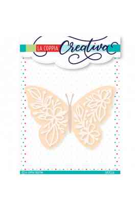 Farfalla e fiori - fustella