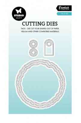 Fustella - Tag Cerchio effetto strappato