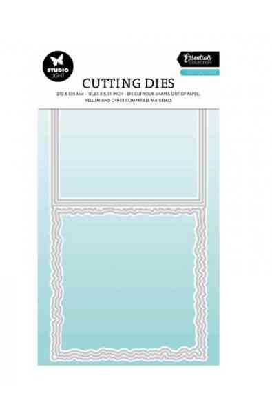 Fustella - Card Quadrata effetto strappato