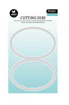 Fustella - Card Ovale effetto strappato