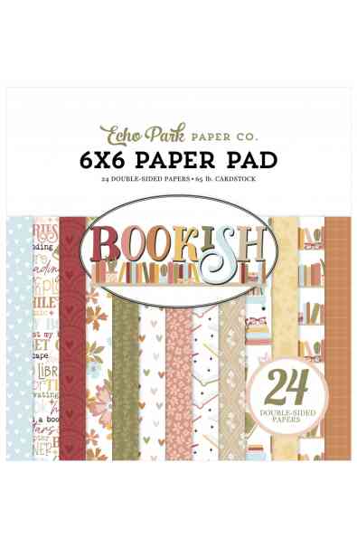 Bookish - Paper pad 6x6