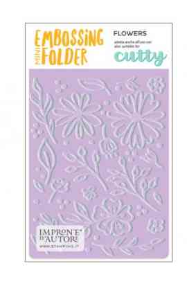 Mini embossing folder - Flowers