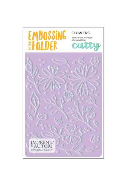 Mini embossing folder - Flowers