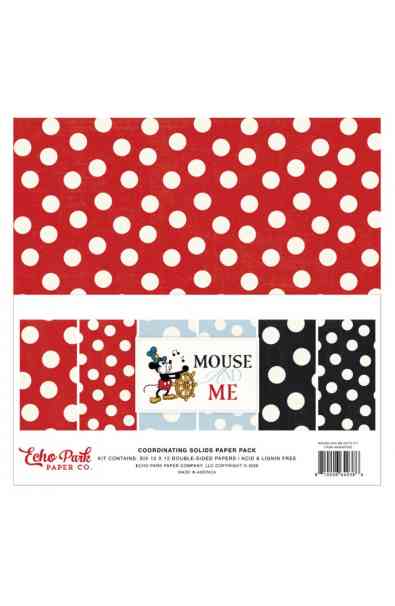 Mouse And Me - Polka Dot Solids Paper Pack 12x12"