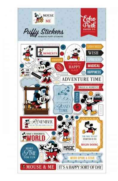 Mouse And Me - Puffy Stickers